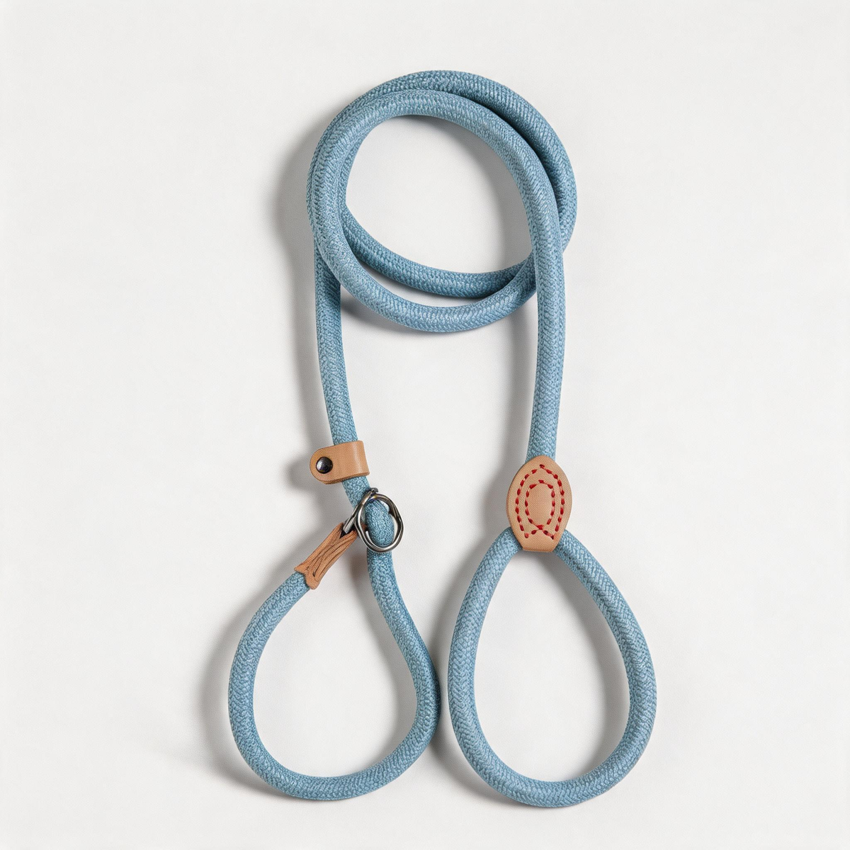 Slip Lead Dog Leash — 2-in-1 Collar & Leash, Anti-Pull PP Braided Rope | 5 Sizes, 8 Colors