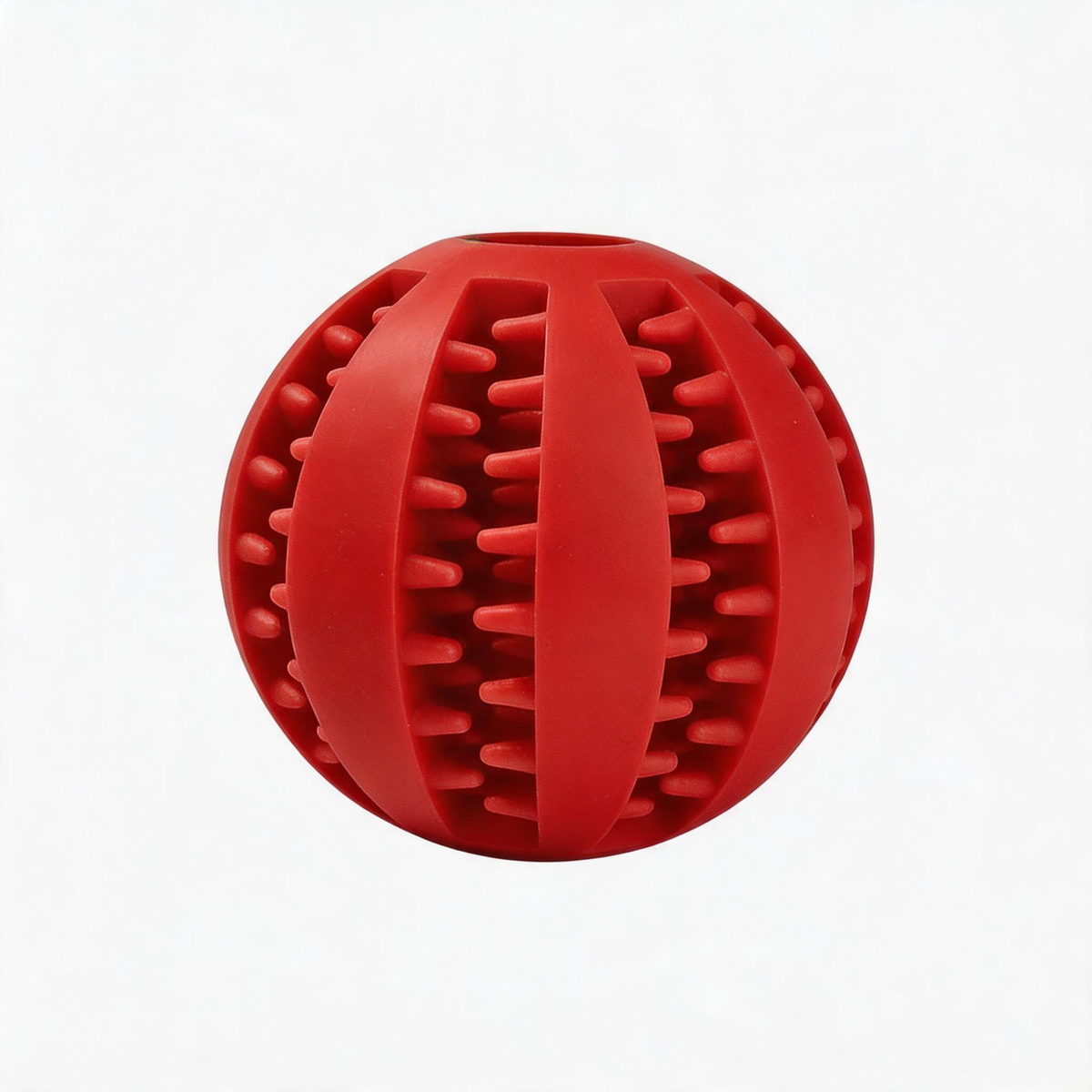 Treat Dispensing Dog Chew Ball — FDA-Certified TPR, Teeth Cleaning, IQ Puzzle Toy | 3 Sizes, 8 Colors