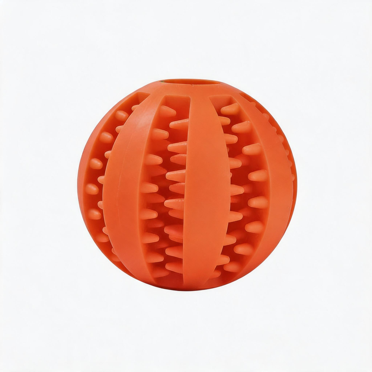Treat Dispensing Dog Chew Ball — FDA-Certified TPR, Teeth Cleaning, IQ Puzzle Toy | 3 Sizes, 8 Colors