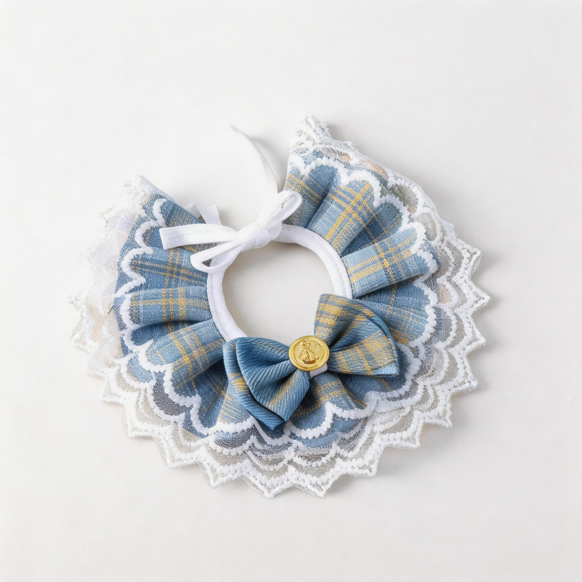 Princess Lace Bow Tie Collar